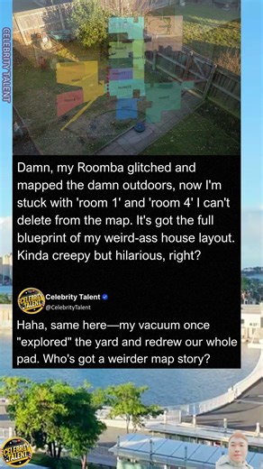 My Roomba Mapped the Outdoors—Now I Can't Delete These Mystery Rooms! Weird Home Blueprint Exposed