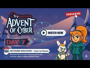 TryHackMe Advent of Cyber Day 7: Network Discovery & Port Scanning