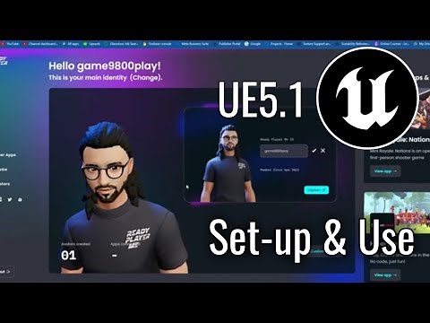 Unreal Engine 5.1 Ready Player Me Set-up & Use | Tutorial Video | #unrealengine