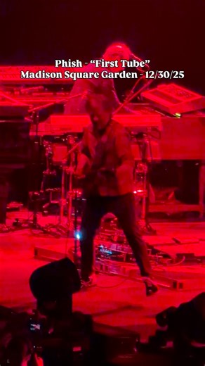 This guy enjoys his job, apparently. #Phish - “First Tube” - 12/30/25 #treyanastasio #liveforlivemusic | Live For Live Music