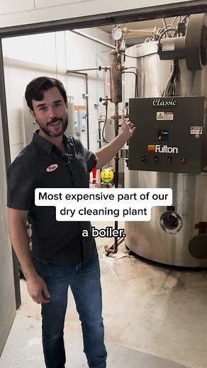 The most EXPENSIVE part of a dry cleaning plant👀🤑