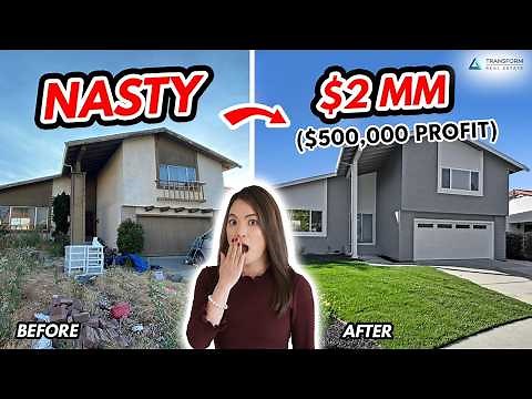 My Nastiest House Flip Ever (Split Level Before & After Throwback)