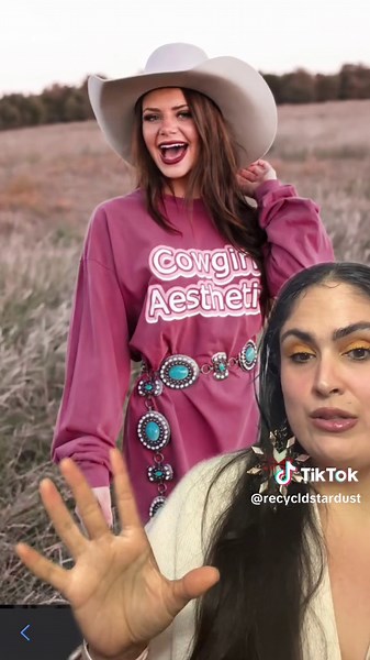 Replying to @Lady Nova Prime i was today years old when I learned that cowgirl aesthetic was a thing. The original style comes from the Native American and African-American cowboys - many indigenous and Native American people still wear these styles today. Now I’m not saying that someone can’t wear the style but they should at least know where it comes from as to not discredit the people that originates with. I also think that some versions of it perpetuate erasure especially those with fake tur
