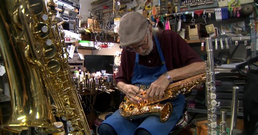 Meet David Dyer; instrument repairman for everyone from 6th graders to major stars