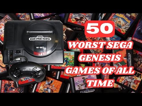 50 Worst SEGA Genesis Games of All Time | Mega Drive Fails & Disappointments
