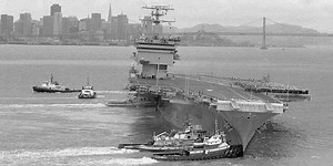 43K views · 249 reactions | Why was the USS Enterprise stuck in the bay? And, yes, Mr. Sulu was involved... #ForgottenDaySF (1983) | SFGATE | Facebook
