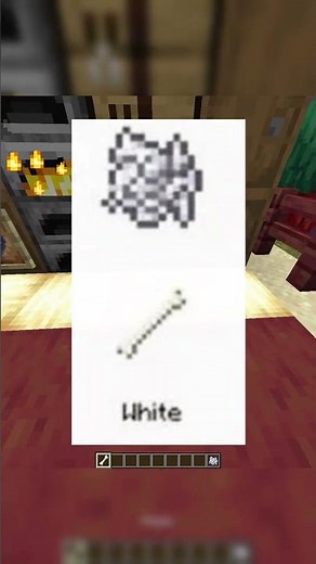 Como obtener el Tinte Blanco en Minecraft #minecraft #minecraftshorts #minecrafttutorial #humor