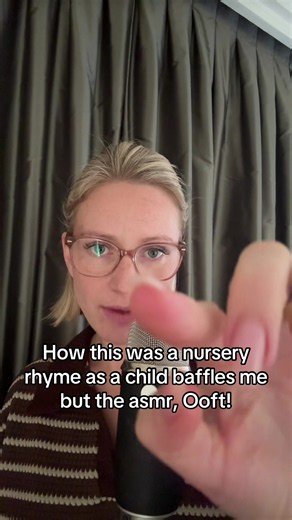 ASMR whisper mouth sounds for sleep — nursery rhyme memory