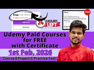 FREE Udemy Courses Alert! 45 Premium Courses (100% Discount + Certificates)