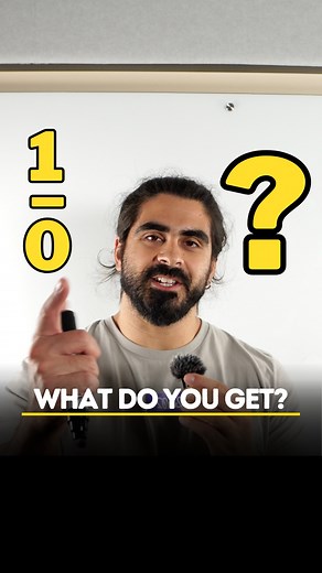 What Do You Get When You Divide 1 By 0 (One Divided by Zero)? 👀🤯 Let Me Explain #division #onedividedbyzero #myedspace #neildoesmaths | Neil Does Maths