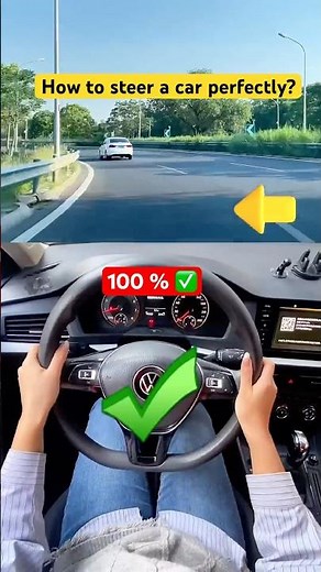 how to steer a car properly | how to steer a car while driving #car #cars #driving #drivingtips