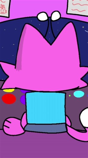 original video in description #alien #animation #cat #cute #horror