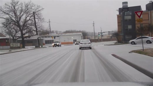 Massive ice storm blasting the South with freezing rain