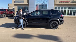 2021 Jeep Cherokee Trailhawk with 3.2L Pentastar VVT V6 Engine with Stop/Start - 9–Speed Automatic Transmission with Active Drive II - Heated Front Bucket Seats with Premium Cloth Inserts - Heated Steering Wheel - Electronic Stability Control - Hill Start Assist - Hill Descent Control - 8.4–inch touchscreen - Hands–free Communication with Bluetooth Streaming - Google Android Auto - Apple CarPlay Capable - Remote Start System - 17x7.5–inch Black Aluminum Wheels - Automatic Headlamps - ParkView Re