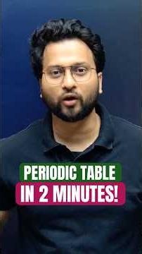 Periodic Table easiest trick! #shorts #easylearning #maharashtrastateboard