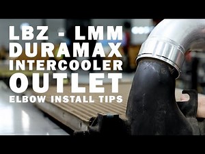 WCFAB LBZ LMM Passenger Side Intercooler Outlet Elbow Kit