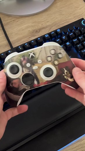Add pics to your custom controller #gamingskins #xboxcontroller #gamer #gamingsetup #gaminglife #custommade #designyourown #giftideas