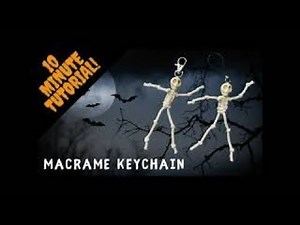 Spooky Macrame Skeleton | Tutorial