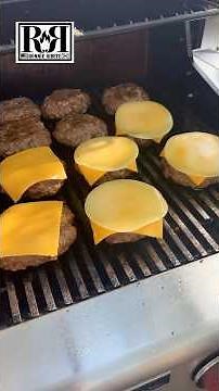 CHEESEBURGERS In PARADISE! How to grill up AMAZING BURGERS on the Gas Grill! #shorts #grilling