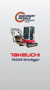 Used TAKEUCHI TB325R Mini Excavator – For Sale #takeuchi #miniexcavator #constructionequipment | Machinery Resale | Facebook