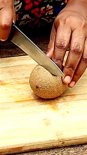 Black Sapote ASMR Cutting | Chocolate Pudding Flesh Reveal #asmr #satisfying #music
