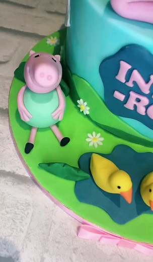 #peppapig #peppaparty #peppabirthdaycake