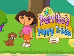 Juego Dora el explorador de trucos de cachorros de Perrito  en línea. Juega gratis
