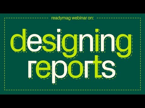 Designing reports in Readymag: webinar recording