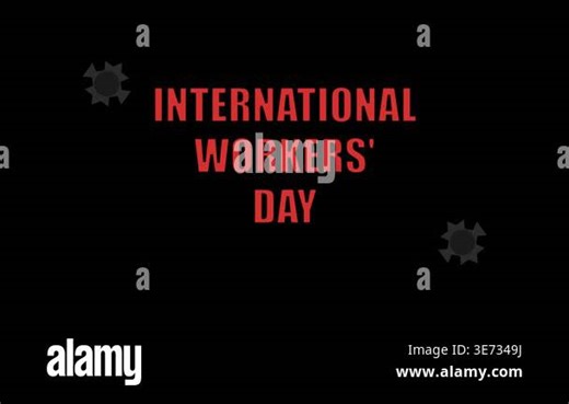 International Workers Day event celebration Stock Video Footage - Alamy