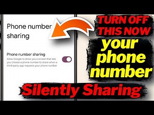Your Phone Number Is Exposed! Turn Off These Hidden Android Settings NOW