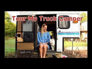Tour my Renovated 1995 Sun Lite Truck Camper