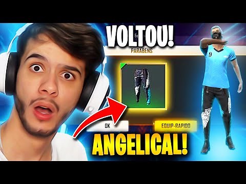 VAI VOLTAR! COMO PEGAR A CALÇA ANGELICAL NO FREE FIRE!