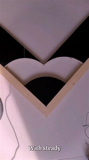 Perfect Curved Corner Joint Technique #woodworking #diy #tools #tip #shorts #satisfying #howto #idea