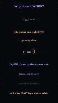 The Control Trick That ERASES Disturbances (Integral Action)