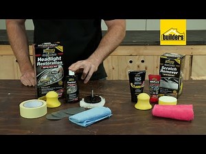 How To Use a Scratch Remover and Headlight Restorer