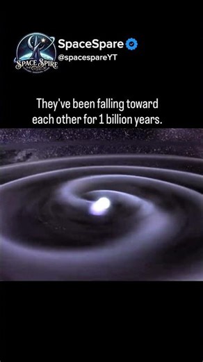 A billion years of falling. One second of collision. Your gold was born here. Two neutron stars.