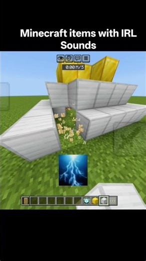 #minecraft items with IRL Sounds