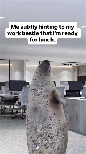 What’s your universal sign that it’s time for lunch at work? #worklife #workmemes #funnyworkmemes