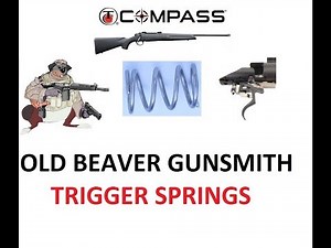 Thompson Center Compass Trigger Job Fix Pull Springs Lighter Old Beaver Gunsmith