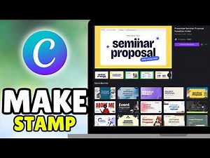 How To Make Stamp In Canva (2026) - Create Embossed Logo Seal In Canva