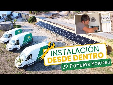 This is how we installed 22 solar panels and a DEYE inverter in 1 day