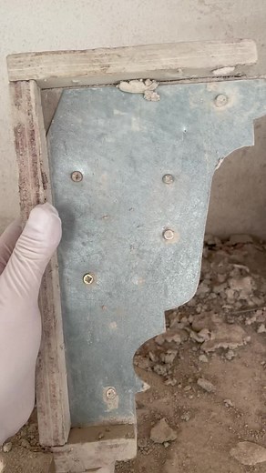 Examining a Rusted Metal Frame up Close