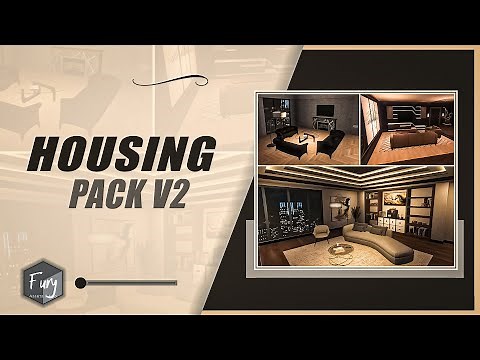 Housing Pack V2 - Includes 10 Shells - FiveM Map