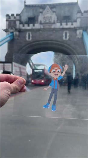 🔵🟠Blippi Goes To London!🕰️ | Cartoons for Kids | Moonbug Kids - After School Adventures #shorts