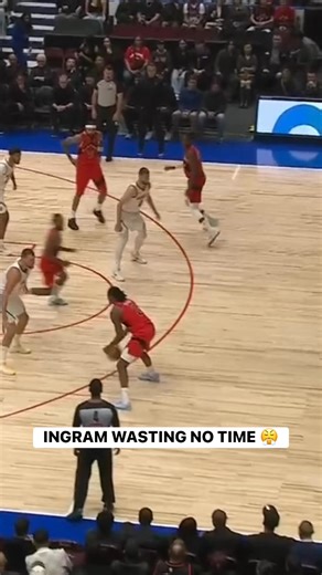 Brandon Ingram DRILLS the 3, then follows with a TOUGH floater to get his Raptors career started! 💪🔥 DEN-TOR • LIVE on NBA League Pass | NBA