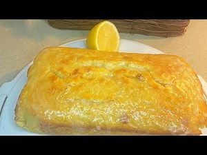Moist Lemon Loaf with lemon Glaze