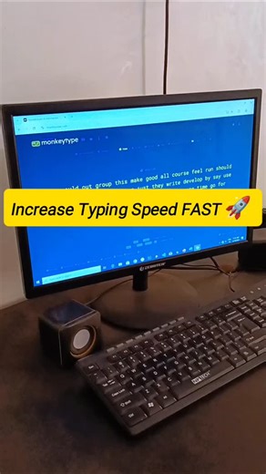 Typist Buddy on Instagram: "How to Increase Typing Speed Fast 🚀 Daily practice = real improvement 💻 Useful for students, exams & online work. #typingspeed #typingpractice #studentslife #computerknowledge #skillbuilding #learnonline #reelsindia #viralreels #explore"