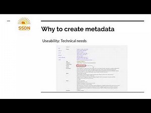 Metadata Basics Part 1