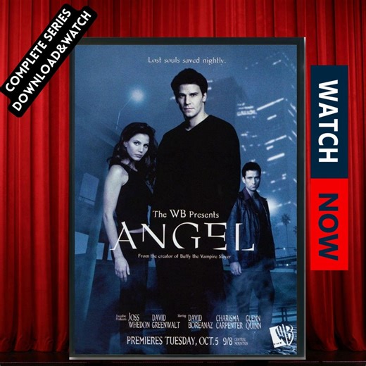 Angel (1999–2004) – Complete Series – Digital Version – DVD Quality – Supernatural Drama - Etsy UK