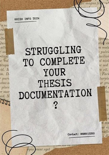 Thesis Documentation Guide